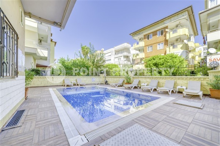 Двухуровневые апартаменты с тремя спальными комнатами и видовой террасой, в центральном районе города Аланья-id-5298-фото-14