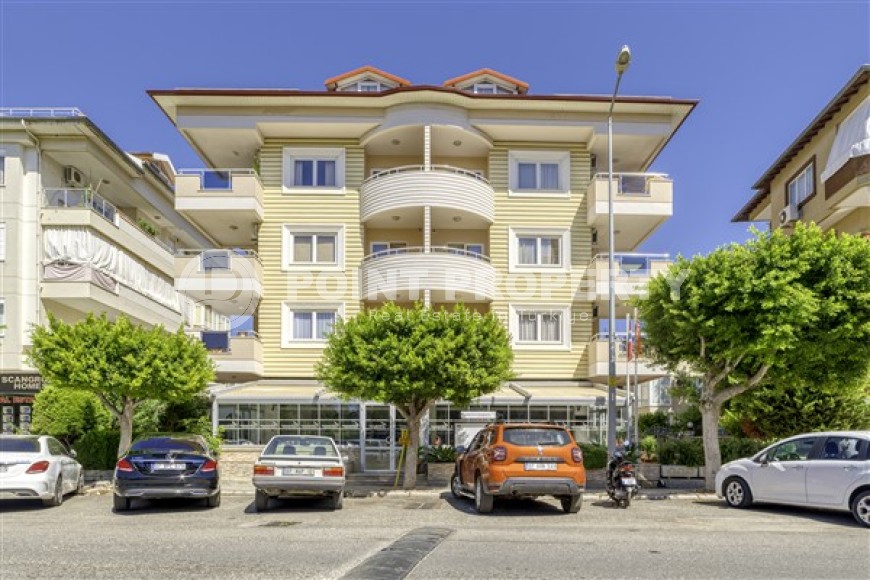 Двухуровневые апартаменты с тремя спальными комнатами и видовой террасой, в центральном районе города Аланья-id-5298-фото-18