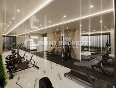 Небольшая квартира 1+1, общей площадью 44 м2, в новом жилом комплексе в спокойном районе Аланьи - Авсаллар-id-5299-фото-4