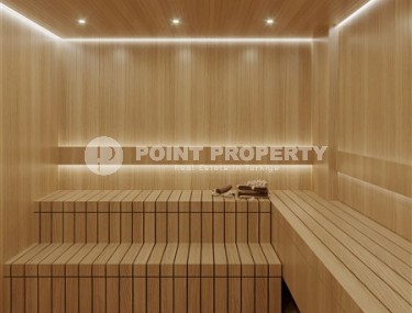 Небольшая квартира 1+1, общей площадью 44 м2, в новом жилом комплексе в спокойном районе Аланьи - Авсаллар-id-5299-фото-5