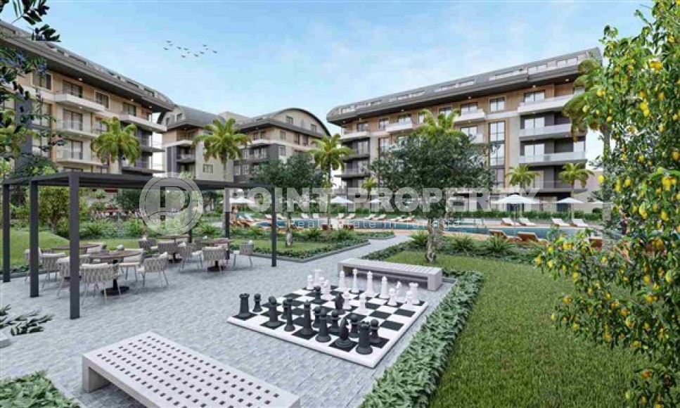 Небольшая новая квартира в роскошном жилом комплексе с максимально развитой инфраструктурой досуга, в районе Оба-id-5301-фото-5