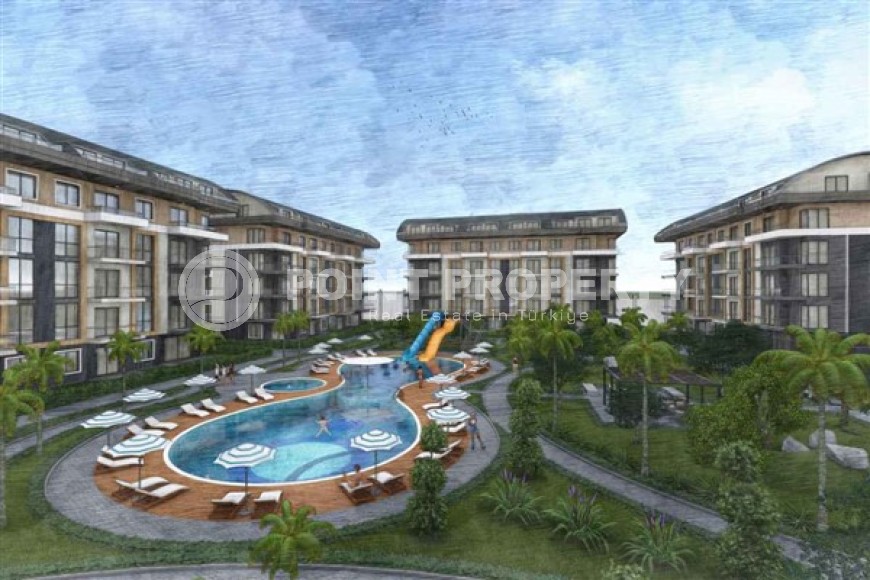 Небольшая новая квартира в роскошном жилом комплексе с максимально развитой инфраструктурой досуга, в районе Оба-id-5301-фото-6