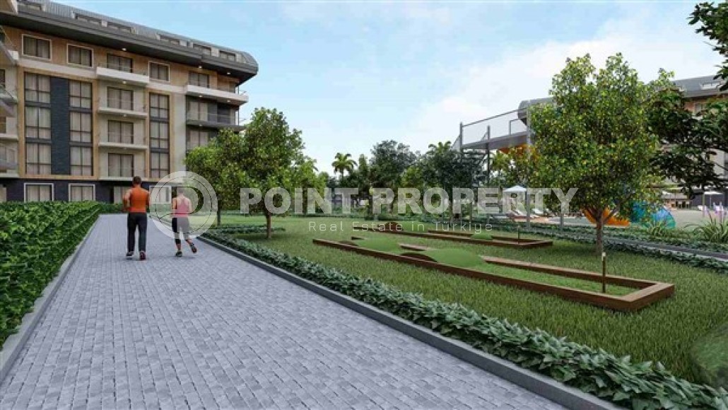 Небольшая новая квартира в роскошном жилом комплексе с максимально развитой инфраструктурой досуга, в районе Оба-id-5301-фото-10