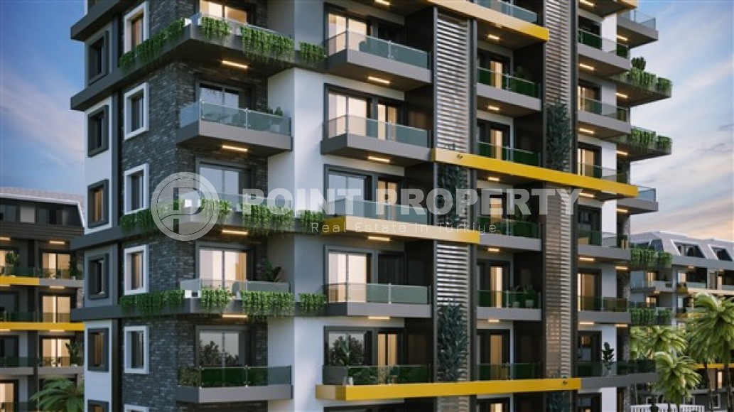 Небольшая новая квартира 1+1, общей площадью 53 м2, на 4-м этаже в жилом комплексе 2023 года постройки, район Авсаллар-id-5303-фото-15