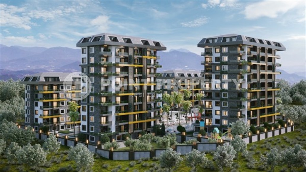 Небольшая новая квартира 1+1, общей площадью 53 м2, на 4-м этаже в жилом комплексе 2023 года постройки, район Авсаллар-id-5303-фото-17