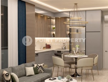 Новые апартаменты планировкой 1+1, в современном жилом комплексе 2023 года постройки, возле моря, в районе нижняя Оба-id-5306-фото-3