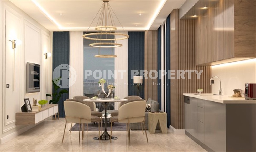 Новые апартаменты планировкой 1+1, в современном жилом комплексе 2023 года постройки, возле моря, в районе нижняя Оба-id-5306-фото-4