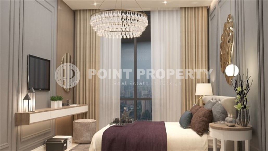 Новые апартаменты планировкой 1+1, в современном жилом комплексе 2023 года постройки, возле моря, в районе нижняя Оба-id-5306-фото-7