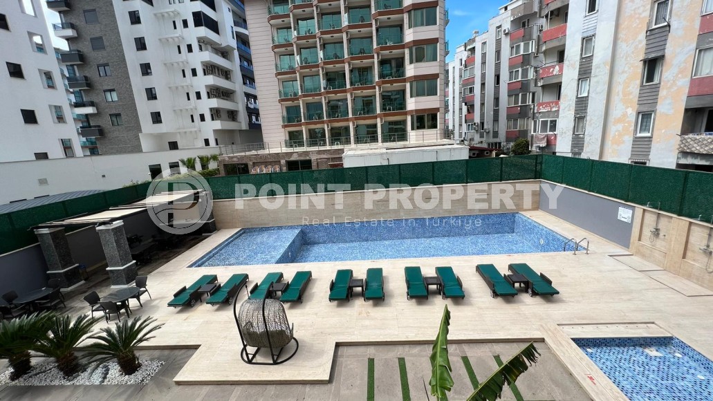 Стильная квартира с современным дизайном на 1-м этаже в жилом комплексе 2017 года постройки, в центре района Оба-id-5309-фото-10