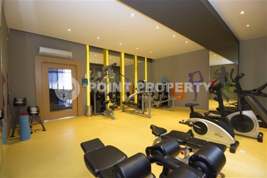 Стильная квартира с современным дизайном на 1-м этаже в жилом комплексе 2017 года постройки, в центре района Оба-id-5309-фото-11