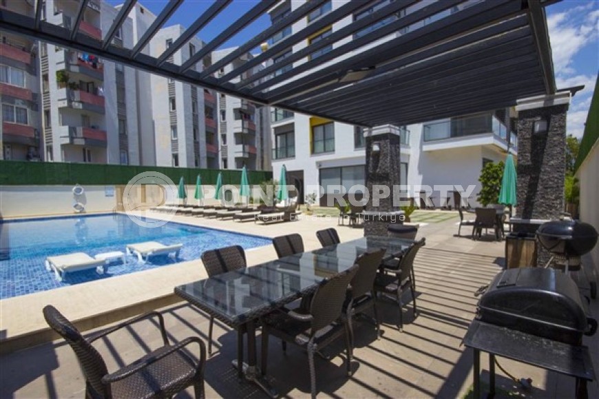 Стильная квартира с современным дизайном на 1-м этаже в жилом комплексе 2017 года постройки, в центре района Оба-id-5309-фото-18