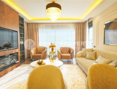 Новые благоустроенные апартаменты с тремя спальными комнатами в центральном районе города Аланья-id-5313-фото-2