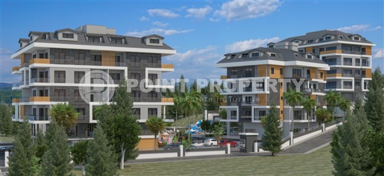 Новые благоустроенные апартаменты с тремя спальными комнатами в центральном районе города Аланья-id-5313-фото-17