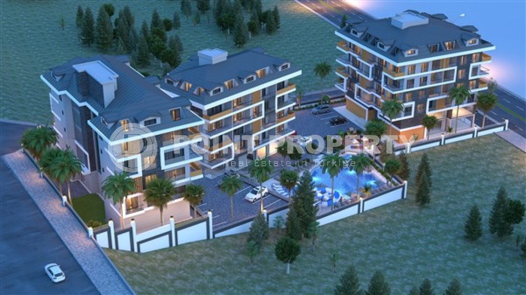 Новые благоустроенные апартаменты с тремя спальными комнатами в центральном районе города Аланья-id-5313-фото-19