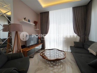 Стильные небольшие апартаменты с одной спальной комнатой, в 100 метрах от Средиземного моря, в районе города Аланья - Каргыджак-id-5315-фото-2