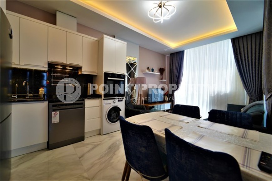 Стильные небольшие апартаменты с одной спальной комнатой, в 100 метрах от Средиземного моря, в районе города Аланья - Каргыджак-id-5315-фото-3