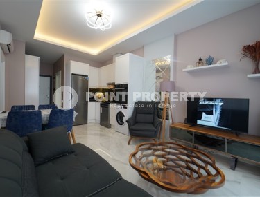 Стильные небольшие апартаменты с одной спальной комнатой, в 100 метрах от Средиземного моря, в районе города Аланья - Каргыджак-id-5315-фото-4