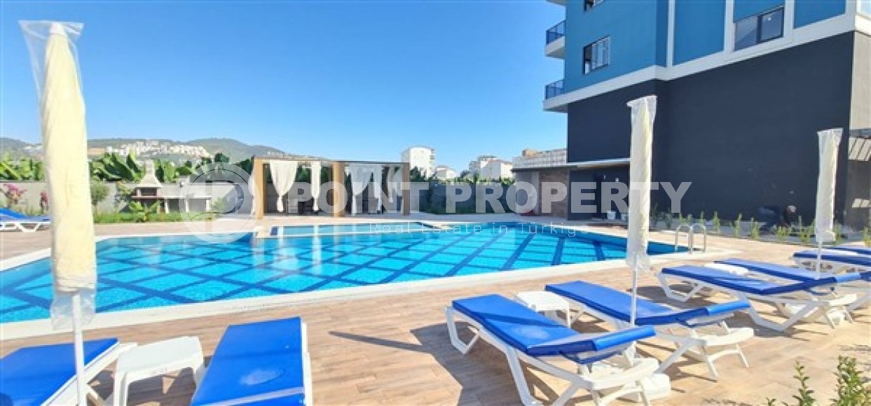 Стильные небольшие апартаменты с одной спальной комнатой, в 100 метрах от Средиземного моря, в районе города Аланья - Каргыджак-id-5315-фото-13