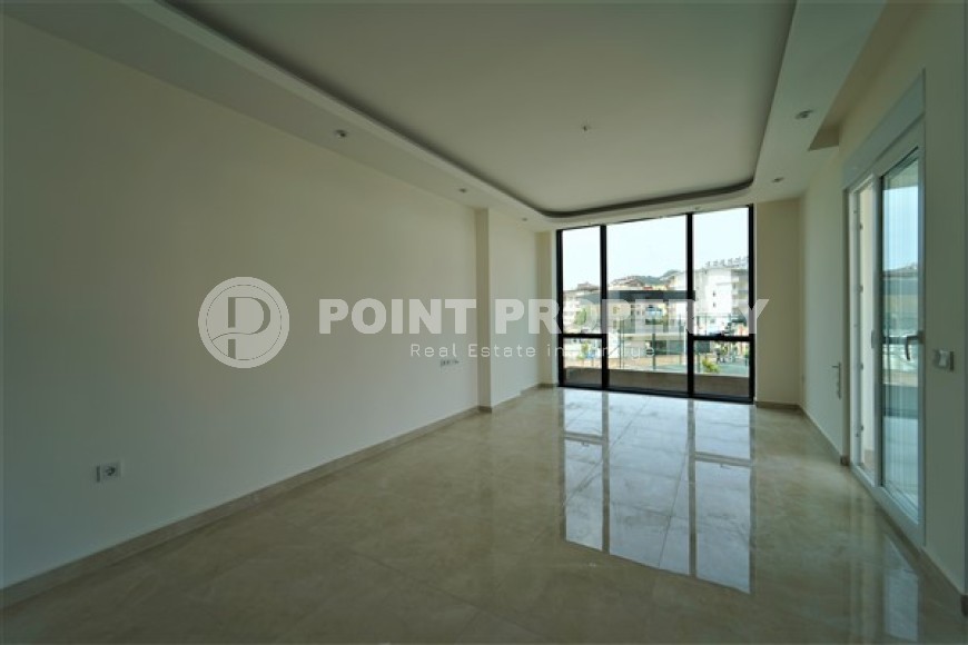 Новые светлые апартаменты с двумя спальными комнатами в современном жилом комплексе, в городе Газипаша-id-5316-фото-5