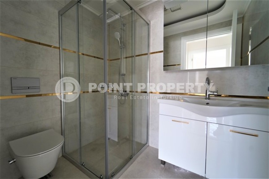 Новые светлые апартаменты с двумя спальными комнатами в современном жилом комплексе, в городе Газипаша-id-5316-фото-10