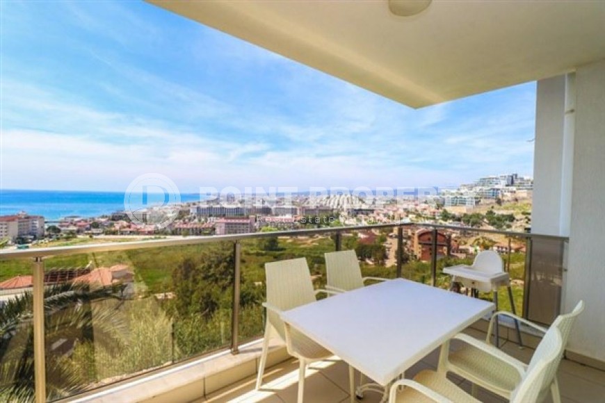 Светлые апартаменты с видом на Средиземное море, планировкой 2+1, в районе города Аланья - Конаклы-id-5327-фото-7