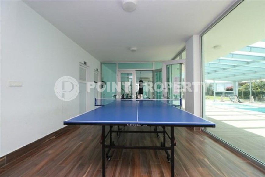 Светлые апартаменты с видом на Средиземное море, планировкой 2+1, в районе города Аланья - Конаклы-id-5327-фото-9