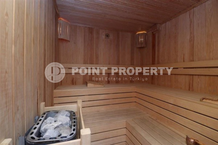 Светлые апартаменты с видом на Средиземное море, планировкой 2+1, в районе города Аланья - Конаклы-id-5327-фото-10