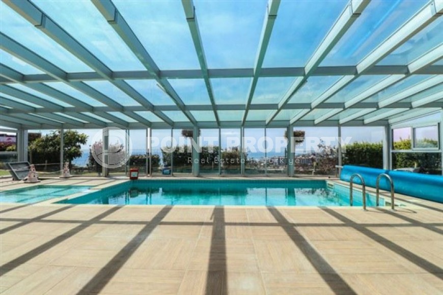 Светлые апартаменты с видом на Средиземное море, планировкой 2+1, в районе города Аланья - Конаклы-id-5327-фото-12