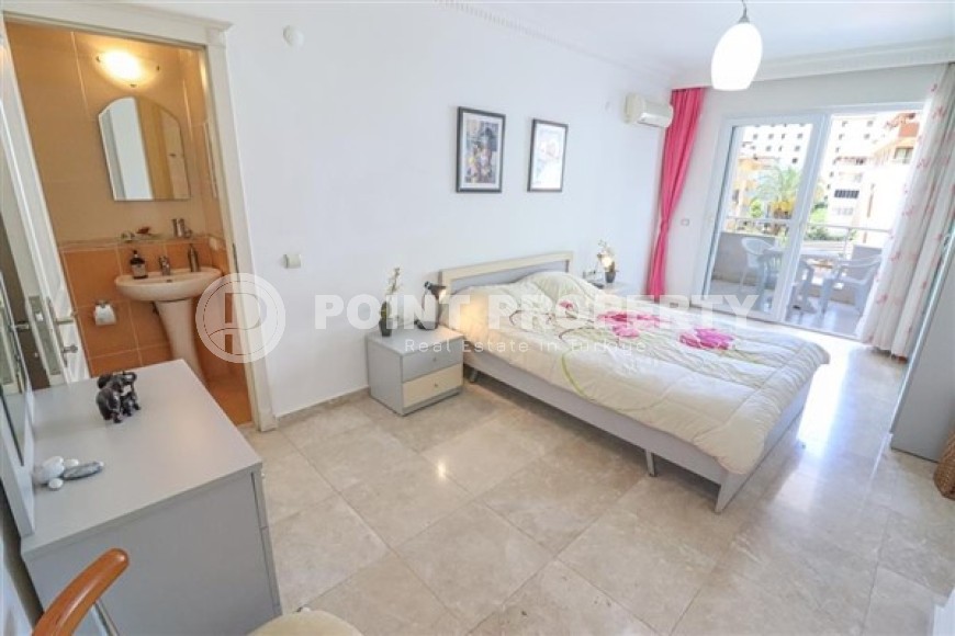 Меблированные апартаменты с двумя спальными комнатами, в жилом комплексе с видом на Торосские горы, в центральном районе города Аланья-id-5330-фото-3