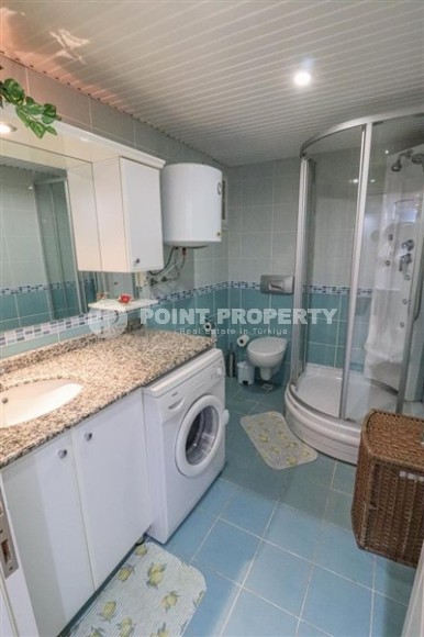 Меблированные апартаменты с двумя спальными комнатами, в жилом комплексе с видом на Торосские горы, в центральном районе города Аланья-id-5330-фото-5