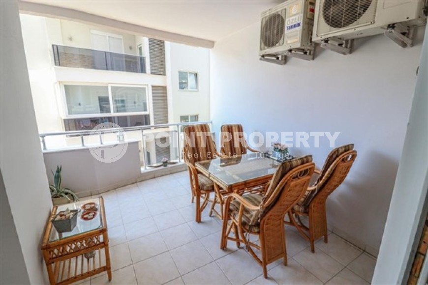 Меблированные апартаменты с двумя спальными комнатами, в жилом комплексе с видом на Торосские горы, в центральном районе города Аланья-id-5330-фото-7