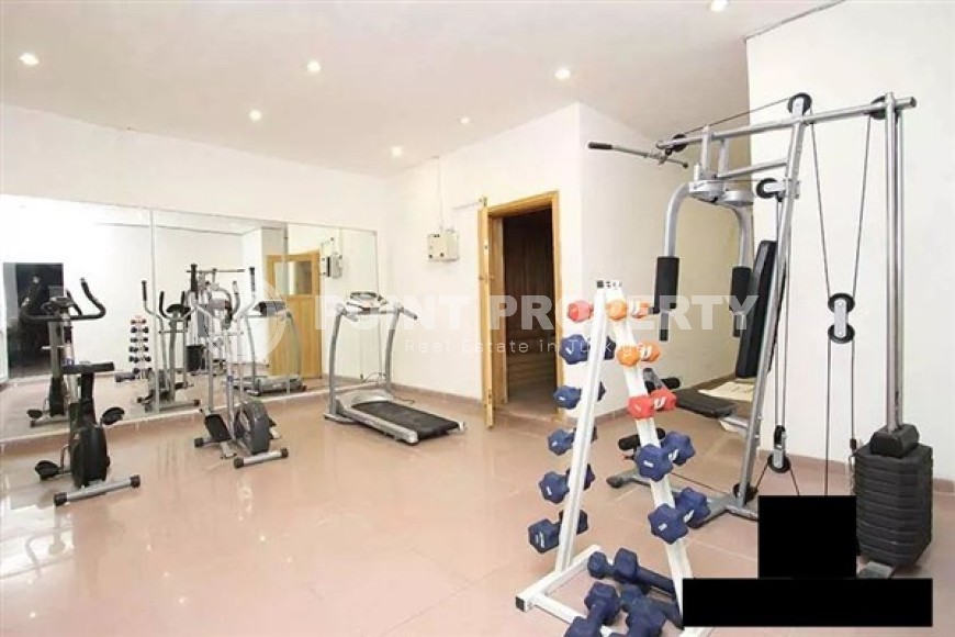 Меблированные апартаменты с двумя спальными комнатами, в жилом комплексе с видом на Торосские горы, в центральном районе города Аланья-id-5330-фото-10