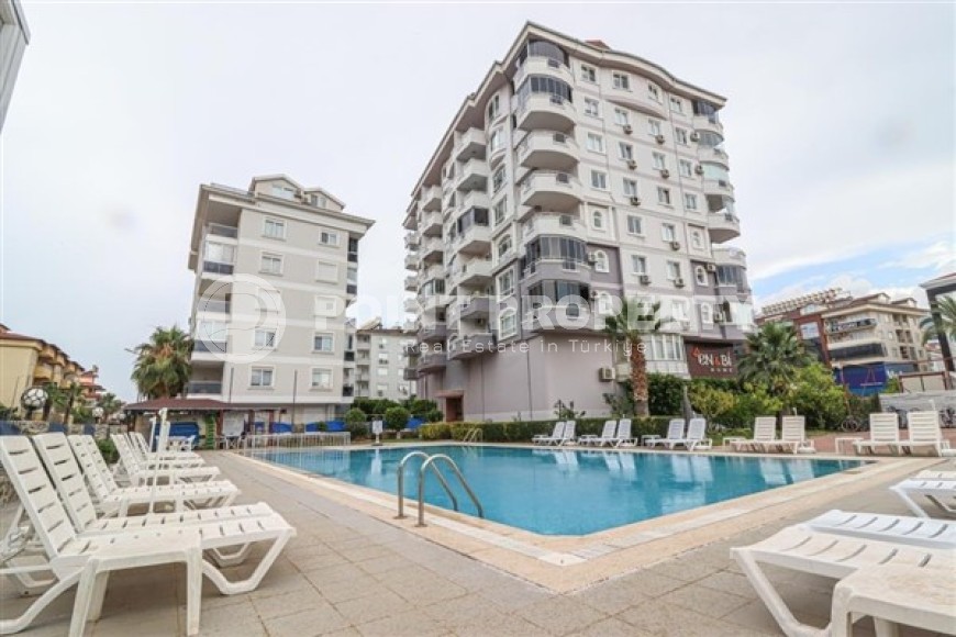 Меблированные апартаменты с двумя спальными комнатами, в жилом комплексе с видом на Торосские горы, в центральном районе города Аланья-id-5330-фото-11