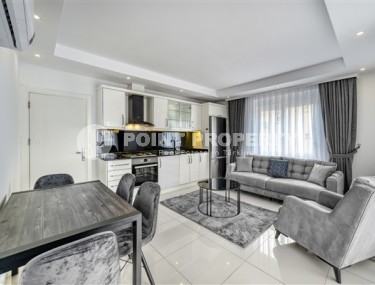 Стильные апартаменты с двумя спальными комнатами в районе пляжа Клеопатра, в центре города Аланья-id-5331-фото-3