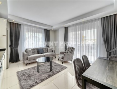 Стильные апартаменты с двумя спальными комнатами в районе пляжа Клеопатра, в центре города Аланья-id-5331-фото-5