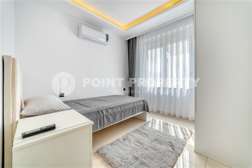 Стильные апартаменты с двумя спальными комнатами в районе пляжа Клеопатра, в центре города Аланья-id-5331-фото-7