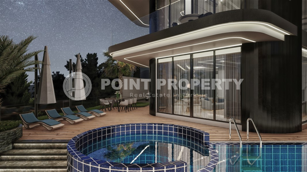 Luxurious villa on a spacious plot of land of 445 sq. m. m. and with an exclusive layout in a cozy area of Kargicak is waiting for its buyer.-id-1056-photo-1