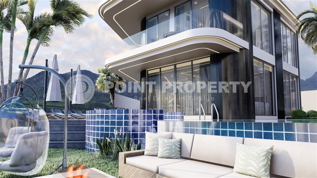 Luxurious villa on a spacious plot of land of 445 sq. m. m. and with an exclusive layout in a cozy area of Kargicak is waiting for its buyer.-id-1056-photo-3