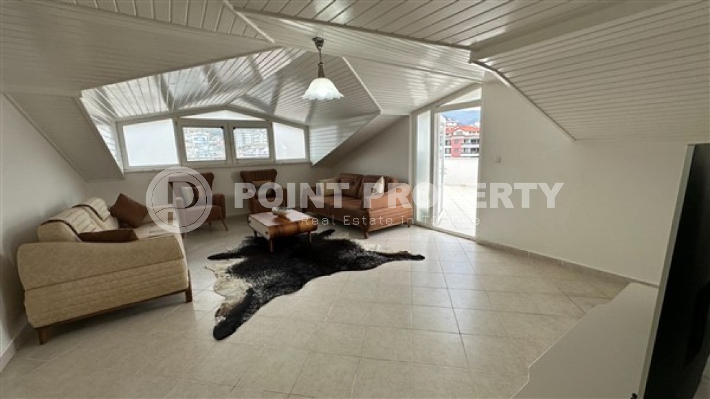 Panoramic duplex 3+2 on the 10th floor with attic in the center of a quiet, comfortable area of Alanya - Cikcilli-id-5350-photo-6