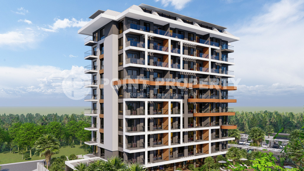 Stylish complex with panoramic views of the Mediterranean Sea in the Avsallar area. Apartments 63-142 m2-id-1001-photo-7