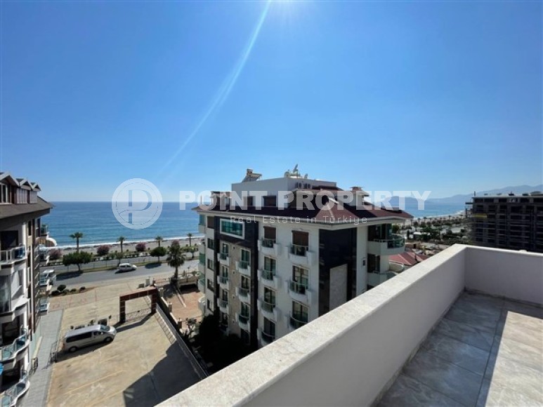 Роскошный панорамный дуплекс с видом на море и горы в центре престижного района Аланьи - Кестель-id-5354-фото-17