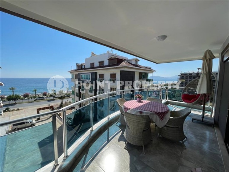 Роскошный панорамный дуплекс с видом на море и горы в центре престижного района Аланьи - Кестель-id-5354-фото-18