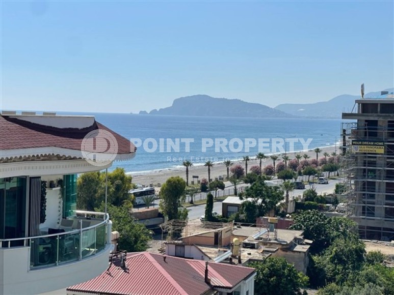 Роскошный панорамный дуплекс с видом на море и горы в центре престижного района Аланьи - Кестель-id-5354-фото-20