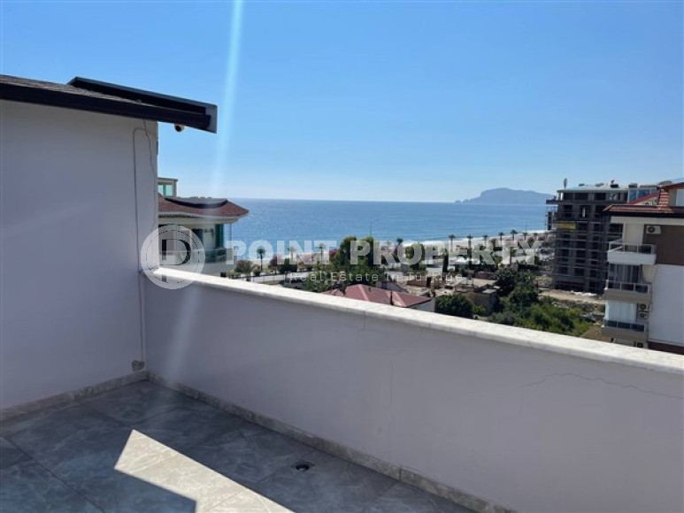 Роскошный панорамный дуплекс с видом на море и горы в центре престижного района Аланьи - Кестель-id-5354-фото-22