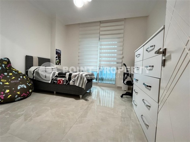 Bright furnished apartment with two bedrooms, in a modern residential complex near the Mediterranean Sea, in the Mahmutlar area-id-5360-photo-6