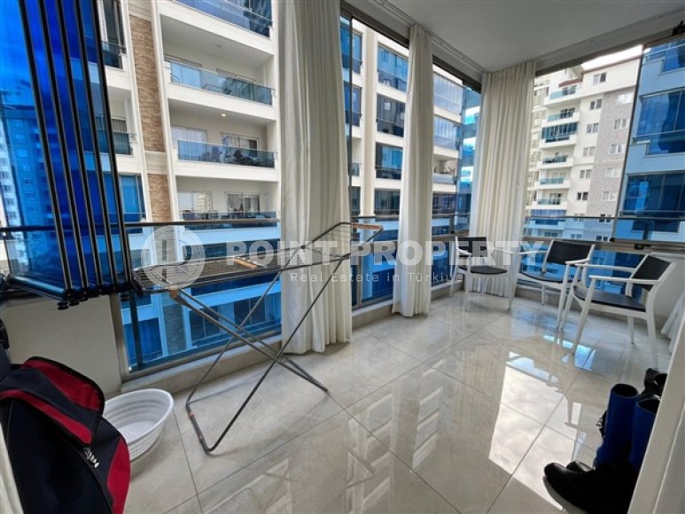 Bright furnished apartment with two bedrooms, in a modern residential complex near the Mediterranean Sea, in the Mahmutlar area-id-5360-photo-8