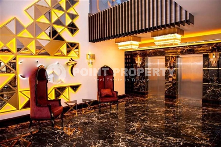 Bright furnished apartment with two bedrooms, in a modern residential complex near the Mediterranean Sea, in the Mahmutlar area-id-5360-photo-11