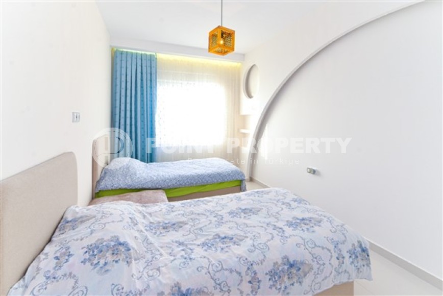 Стильные меблированные апартаменты планировкой 2+1, возле Средиземного моря, в современном районе города Аланья - Махмутлар-id-5366-фото-8