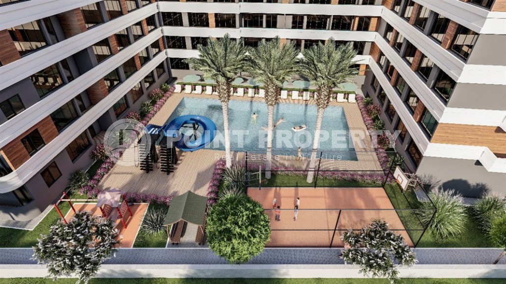 Новый инвестиционно-привлекательный проект в центре района Томюк, Мерсин-id-5367-фото-5