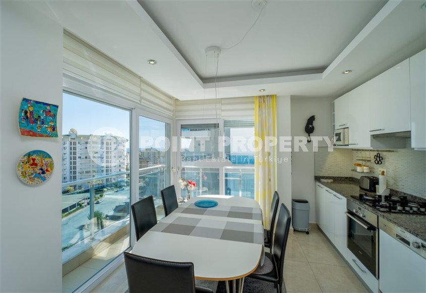 Трехкомнатный пентхаус 125м2 в комплексе с развитой инфраструктурой, центральный район Джикджилли, высокая кадастровая стоимость, вид на горы и море-id-1424-фото-7